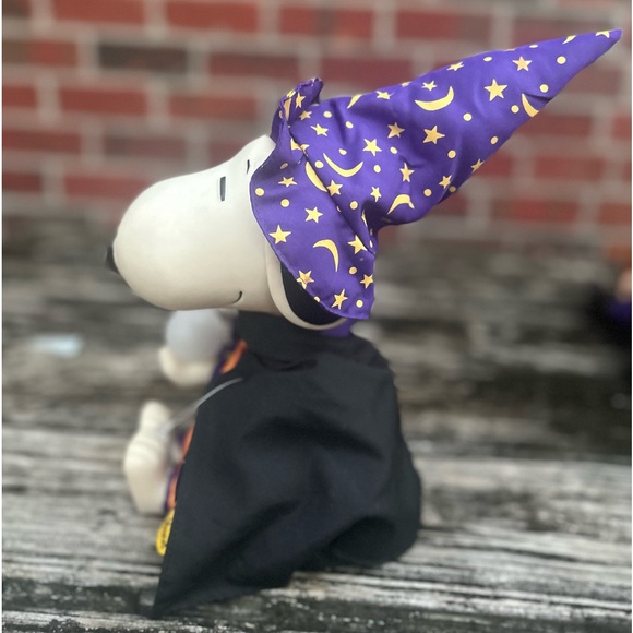 Gemmy Peanuts Halloween Dancing Dracula Charlie Brown Witch Lucy Wizard Snoopy - Picture 8 of 8